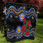 Australia New South Wales Waratahs Quilt Aboriginal Dot Art