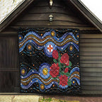 Australia New South Wales Waratahs Quilt Aboriginal Dot Art