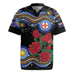 Australia New South Wales Waratahs Rugby Jersey Aboriginal Dot Art