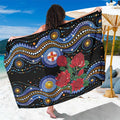Australia New South Wales Waratahs Sarong Aboriginal Dot Art