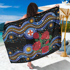 Australia New South Wales Waratahs Sarong Aboriginal Dot Art