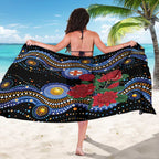 Australia New South Wales Waratahs Sarong Aboriginal Dot Art