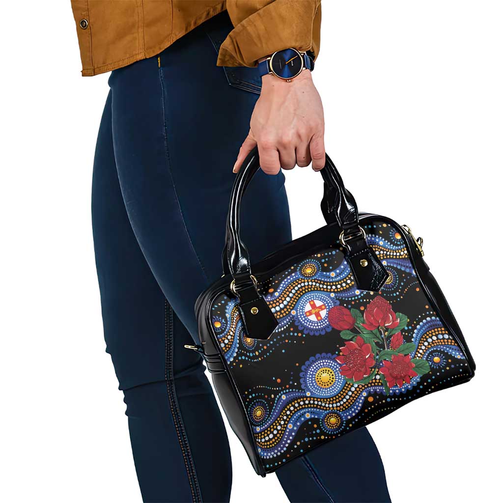 Australia New South Wales Waratahs Shoulder Handbag Aboriginal Dot Art