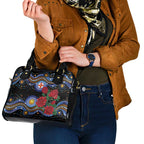 Australia New South Wales Waratahs Shoulder Handbag Aboriginal Dot Art