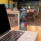 Australia New South Wales Waratahs Skinny Tumbler Aboriginal Dot Art