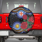 Australia New South Wales Waratahs Spare Tire Cover Aboriginal Dot Art
