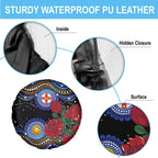 Australia New South Wales Waratahs Spare Tire Cover Aboriginal Dot Art