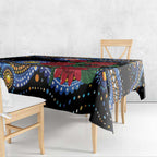 Australia New South Wales Waratahs Tablecloth Aboriginal Dot Art