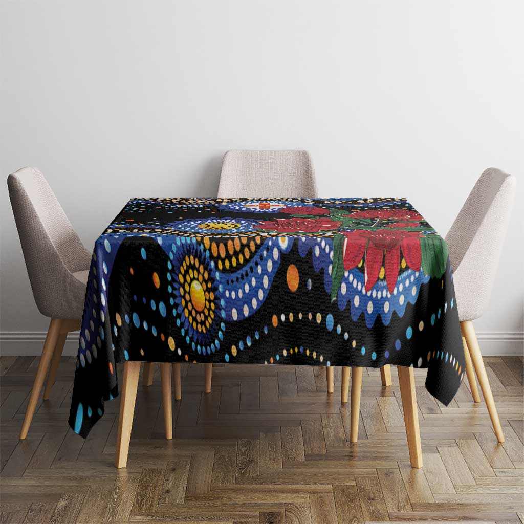 Australia New South Wales Waratahs Tablecloth Aboriginal Dot Art