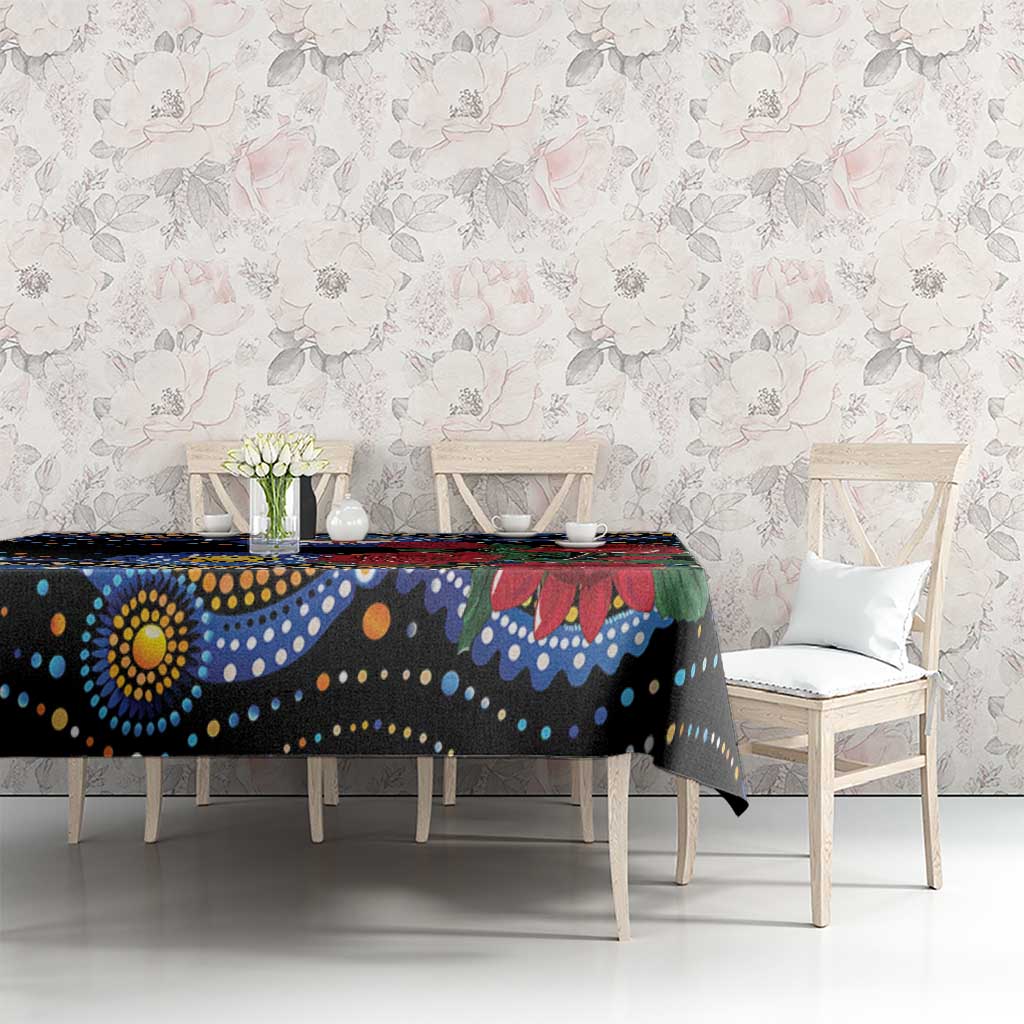 Australia New South Wales Waratahs Tablecloth Aboriginal Dot Art