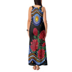 Australia New South Wales Waratahs Tank Maxi Dress Aboriginal Dot Art