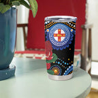Australia New South Wales Waratahs Tumbler Cup Aboriginal Dot Art