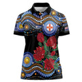 Australia New South Wales Waratahs Women Polo Shirt Aboriginal Dot Art