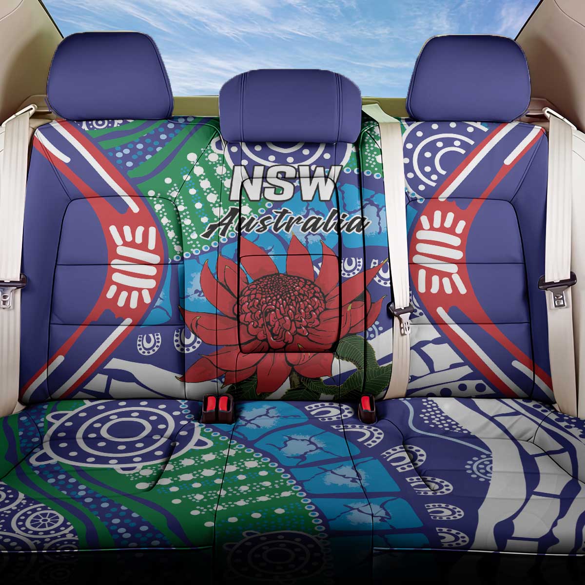 Australia New South Wales Back Car Seat Cover NSW Orta Recens Quam Pura Nites