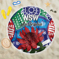 Australia New South Wales Beach Blanket NSW Orta Recens Quam Pura Nites