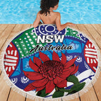 Australia New South Wales Beach Blanket NSW Orta Recens Quam Pura Nites