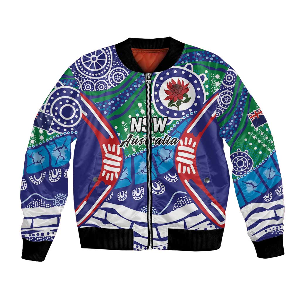 Australia New South Wales Bomber Jacket NSW Orta Recens Quam Pura Nites