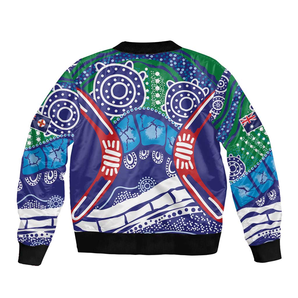 Australia New South Wales Bomber Jacket NSW Orta Recens Quam Pura Nites