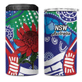 Australia New South Wales 4 in 1 Can Cooler Tumbler NSW Orta Recens Quam Pura Nites