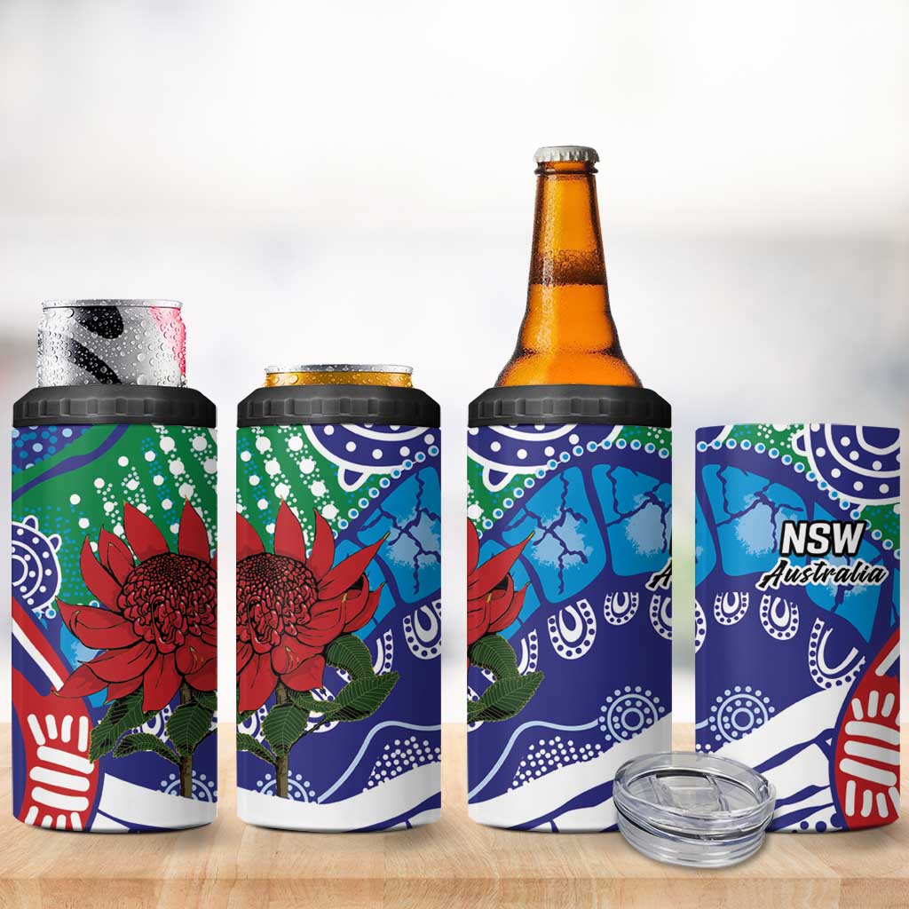Australia New South Wales 4 in 1 Can Cooler Tumbler NSW Orta Recens Quam Pura Nites