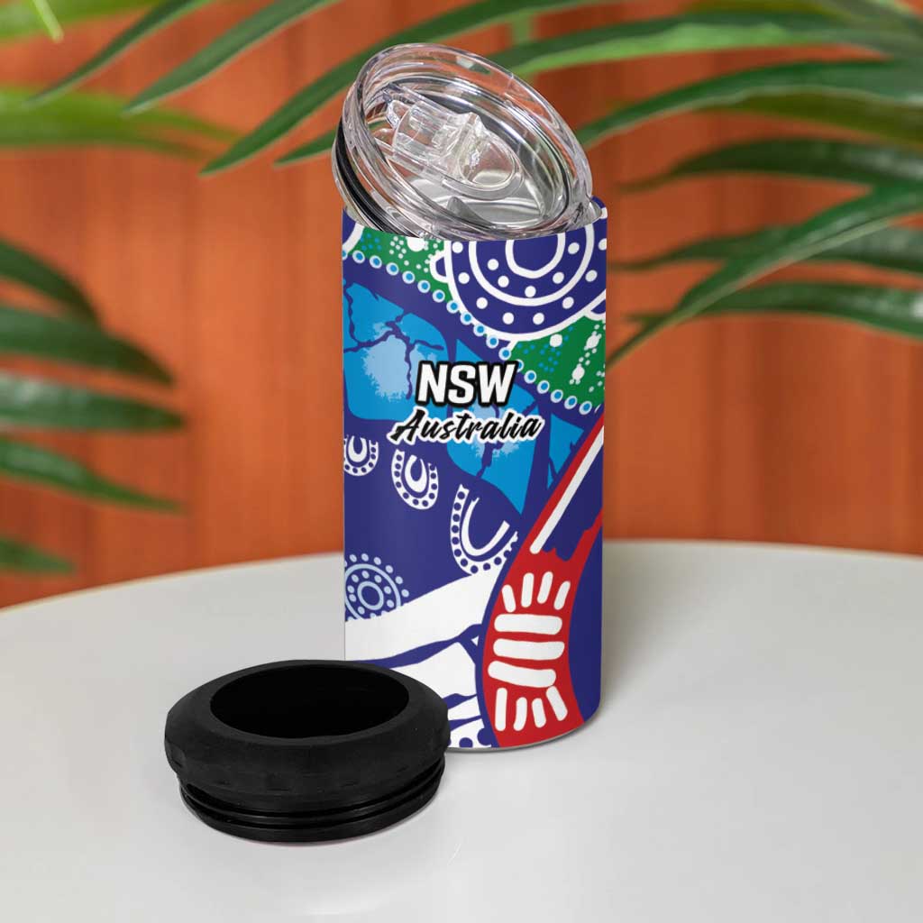 Australia New South Wales 4 in 1 Can Cooler Tumbler NSW Orta Recens Quam Pura Nites