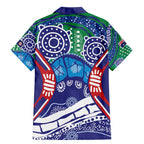 Australia New South Wales Family Matching Mermaid Dress and Hawaiian Shirt NSW Orta Recens Quam Pura Nites