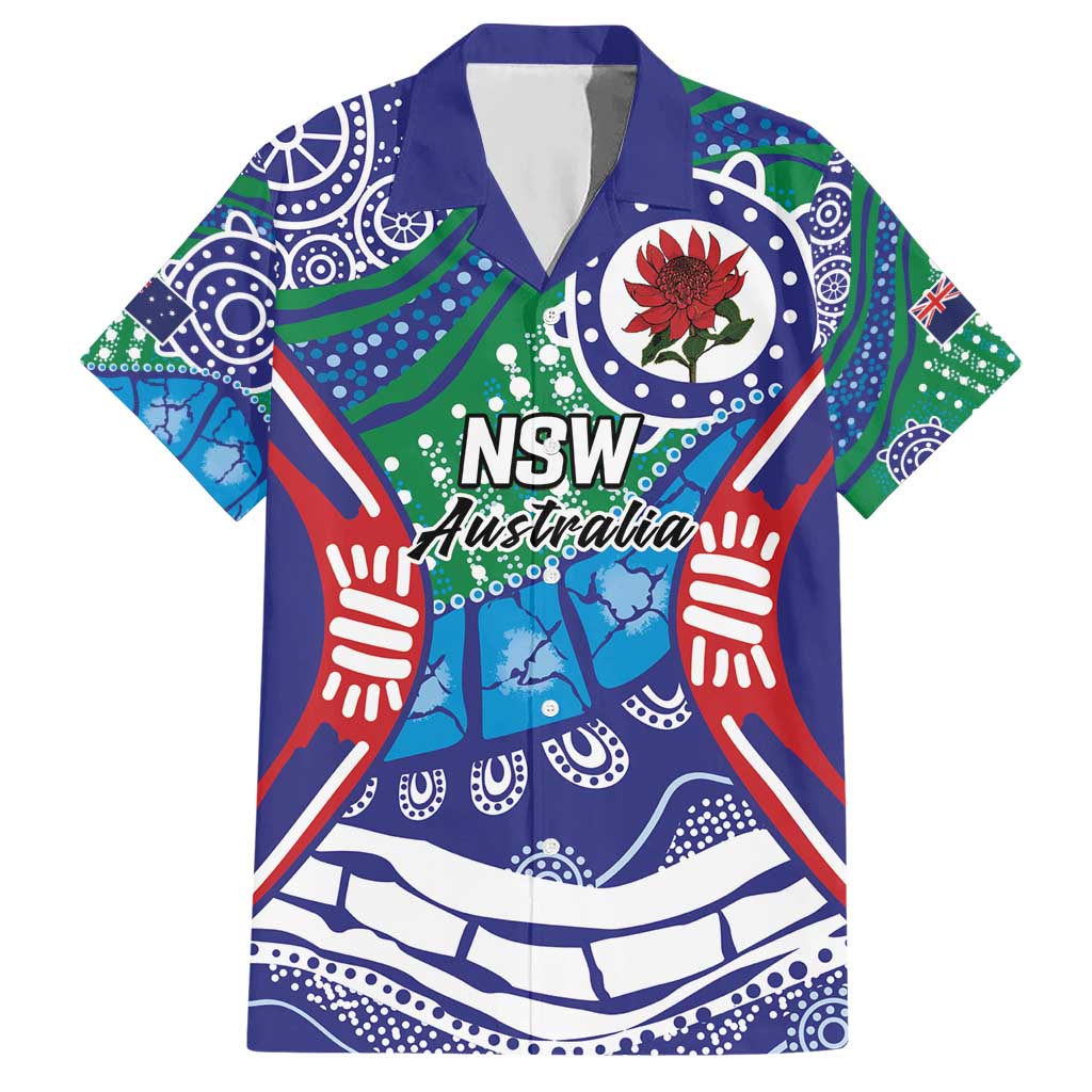 Australia New South Wales Hawaiian Shirt NSW Orta Recens Quam Pura Nites