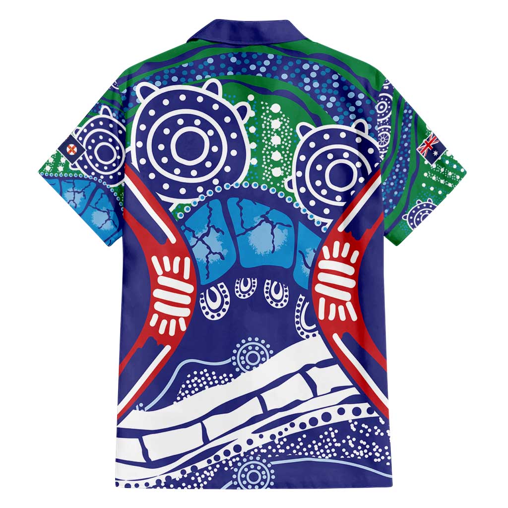 Australia New South Wales Hawaiian Shirt NSW Orta Recens Quam Pura Nites
