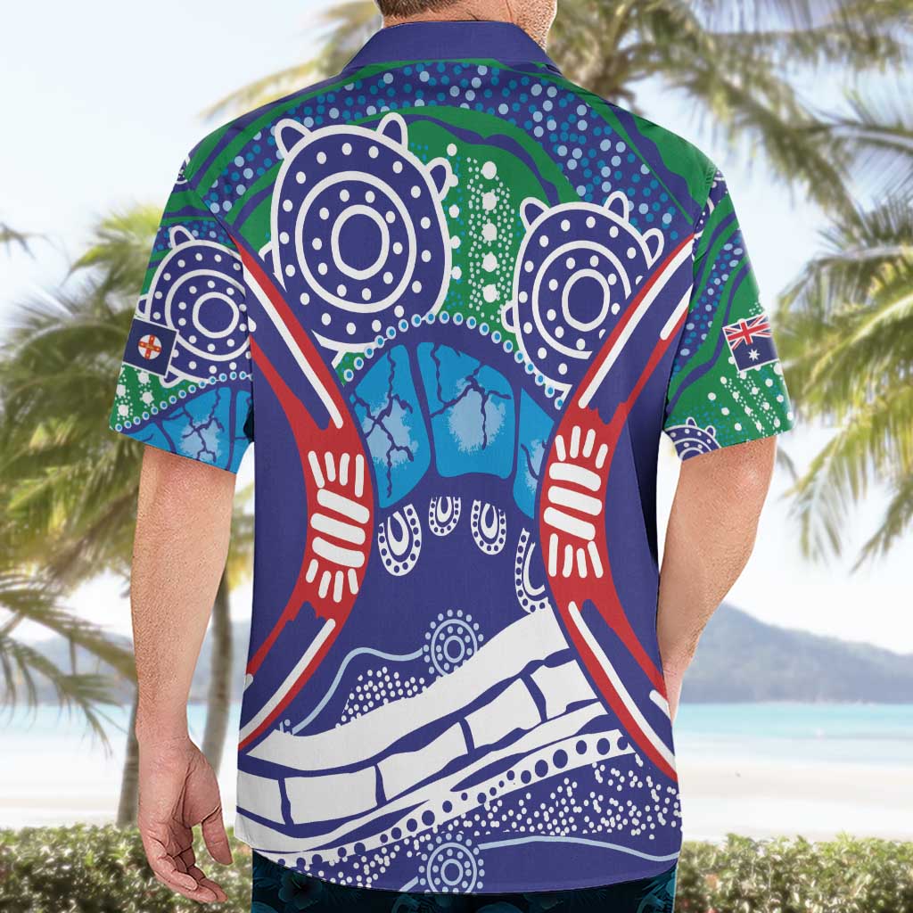 Australia New South Wales Hawaiian Shirt NSW Orta Recens Quam Pura Nites