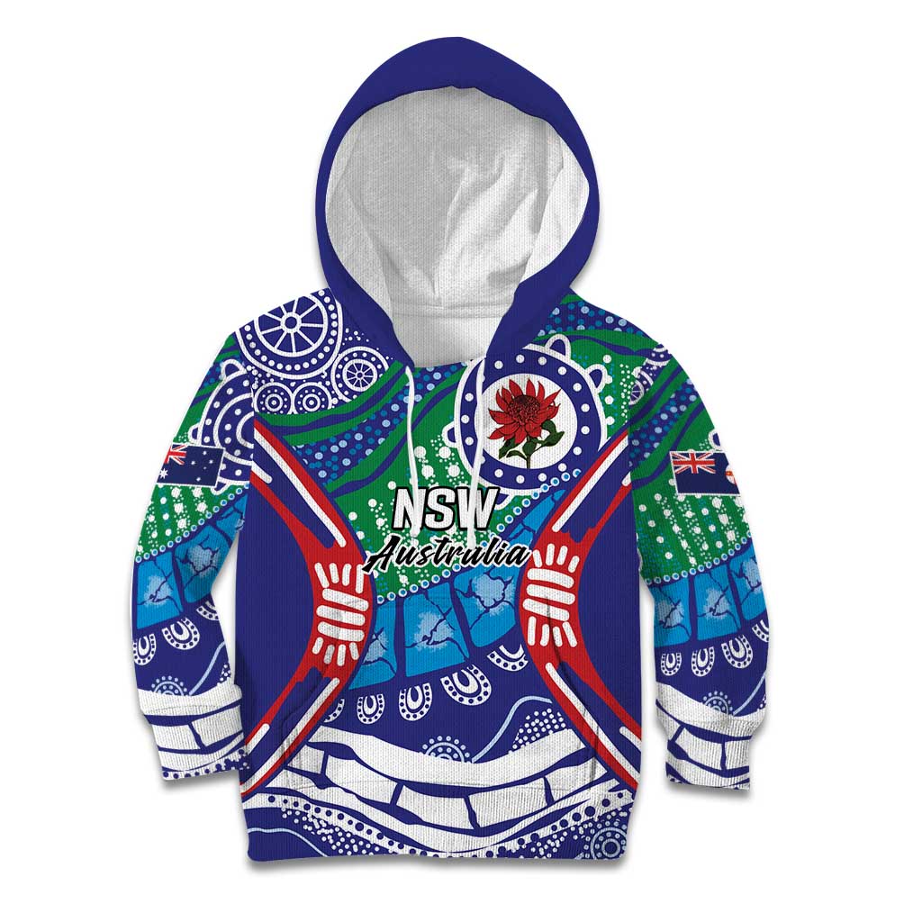 Australia New South Wales Kid Hoodie NSW Orta Recens Quam Pura Nites