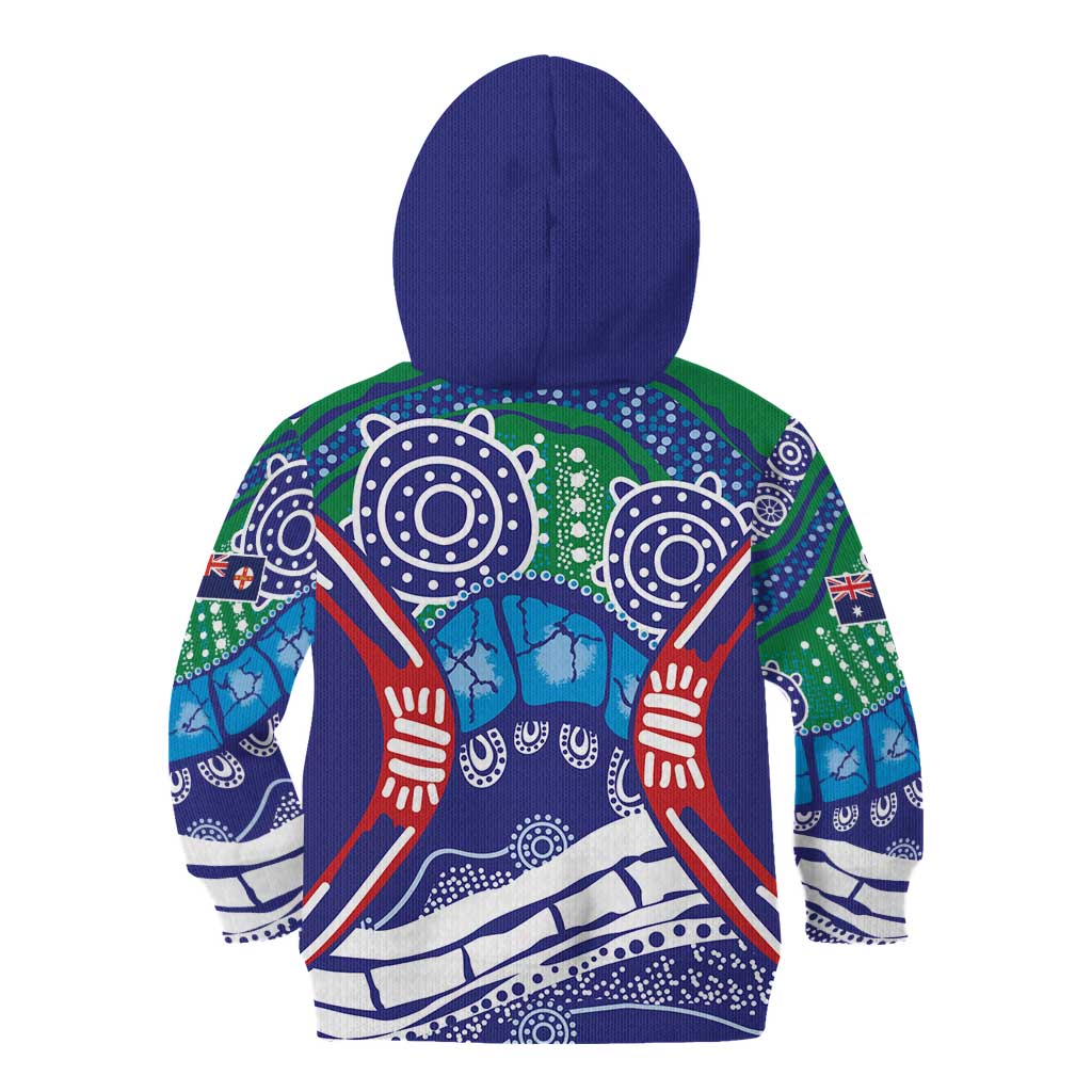 Australia New South Wales Kid Hoodie NSW Orta Recens Quam Pura Nites