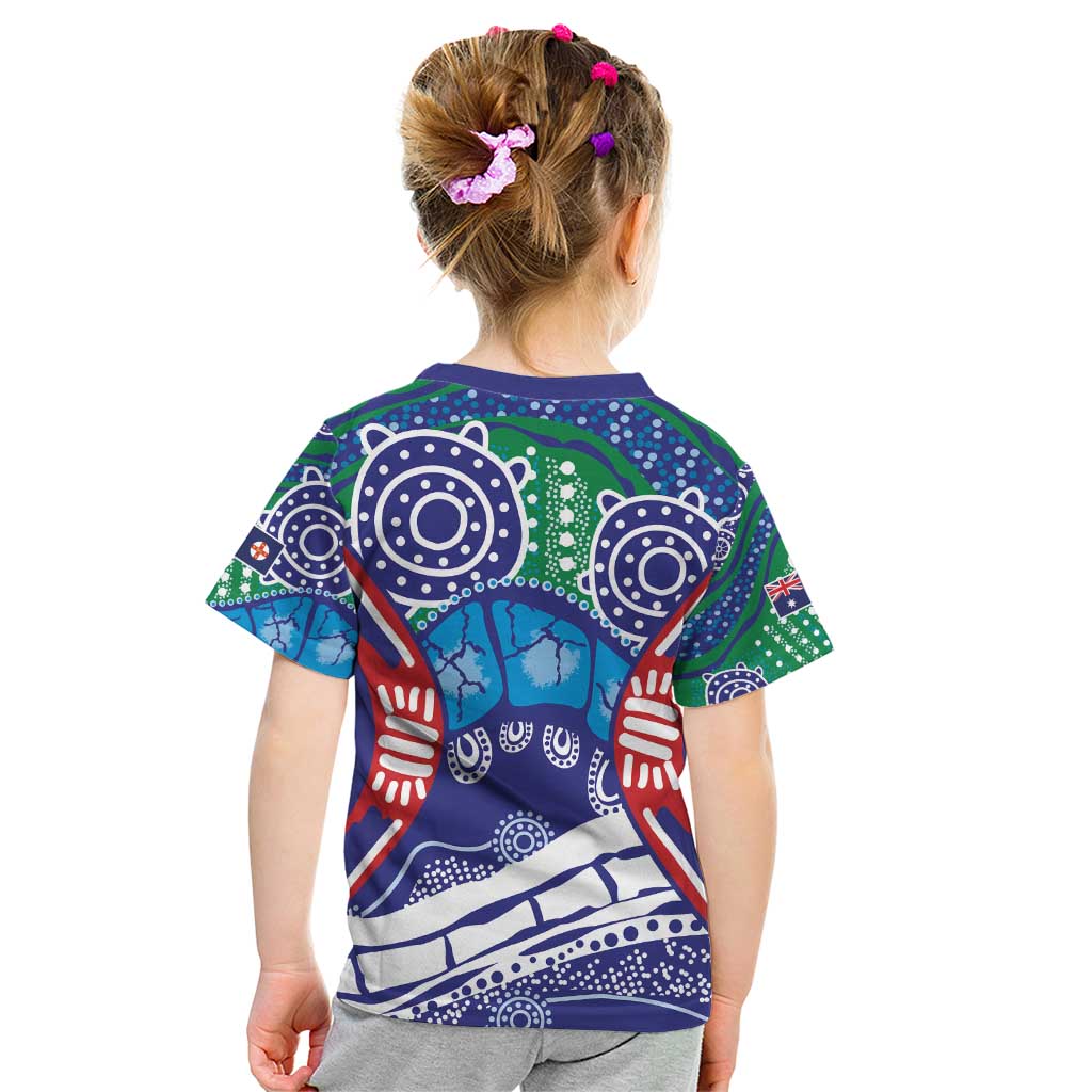 Australia New South Wales Kid T Shirt NSW Orta Recens Quam Pura Nites