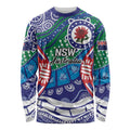 Australia New South Wales Long Sleeve Shirt NSW Orta Recens Quam Pura Nites