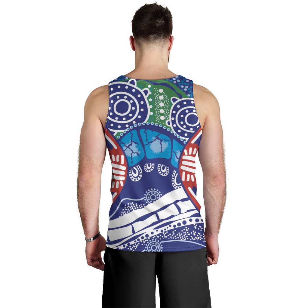 Australia New South Wales Men Tank Top NSW Orta Recens Quam Pura Nites