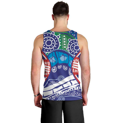 Australia New South Wales Men Tank Top NSW Orta Recens Quam Pura Nites