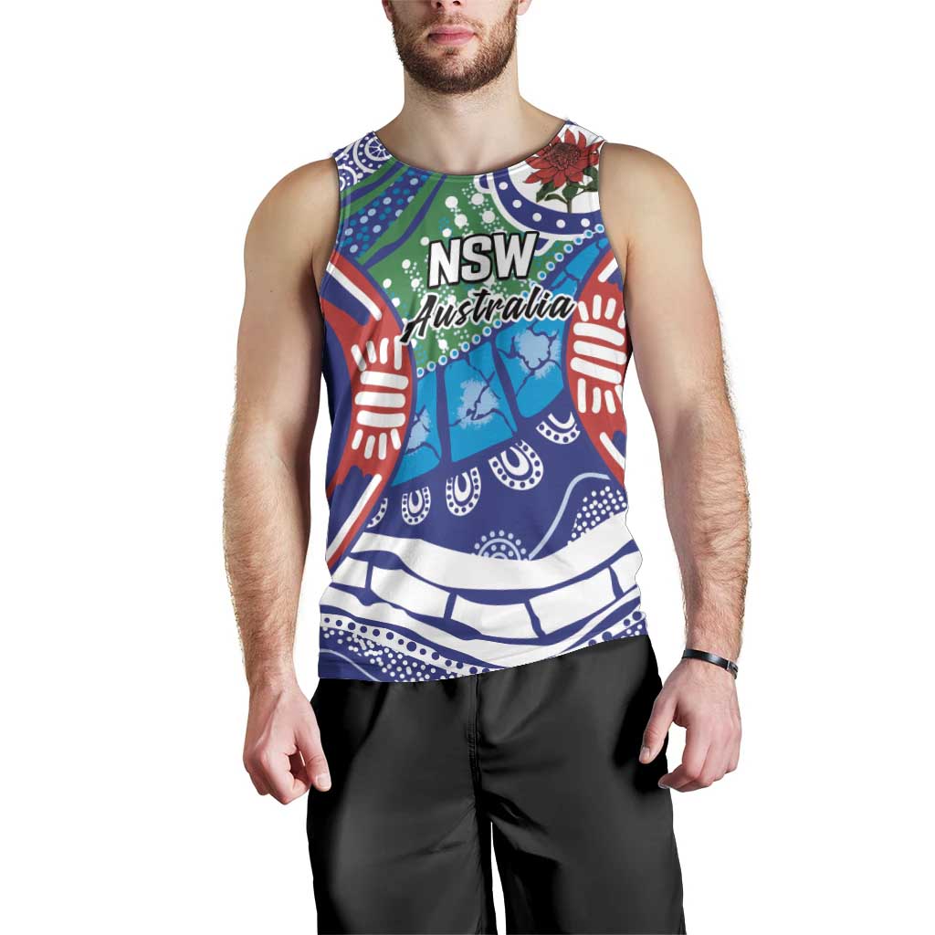 Australia New South Wales Men Tank Top NSW Orta Recens Quam Pura Nites