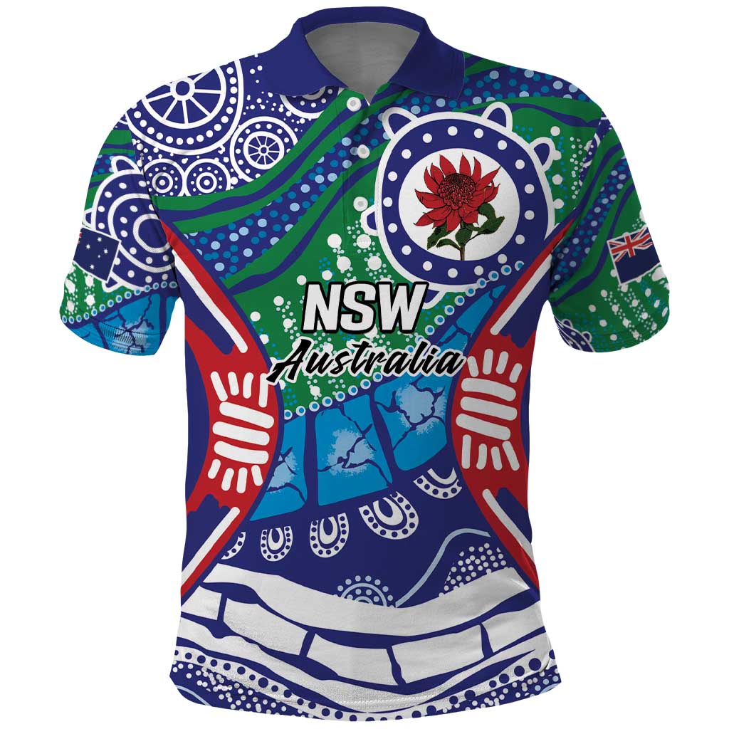 Australia New South Wales Polo Shirt NSW Orta Recens Quam Pura Nites