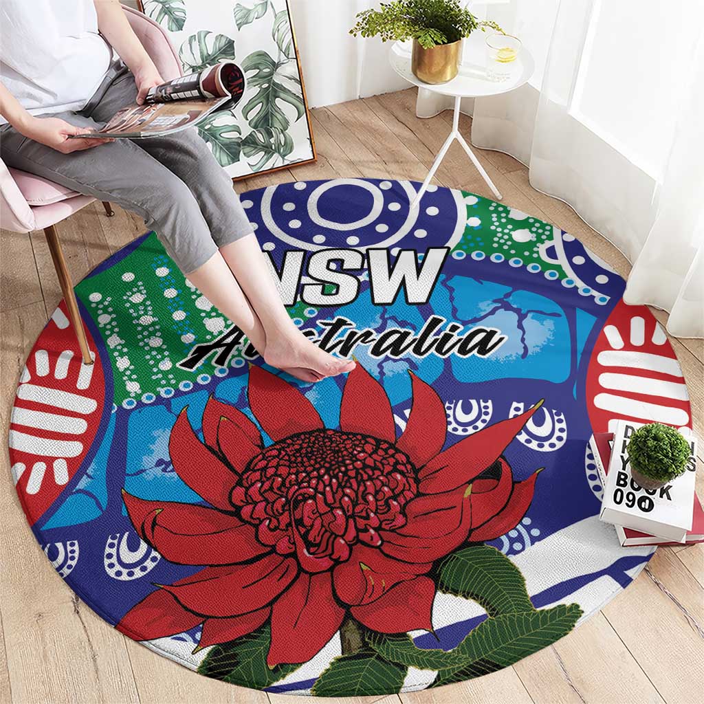 Australia New South Wales Round Carpet NSW Orta Recens Quam Pura Nites