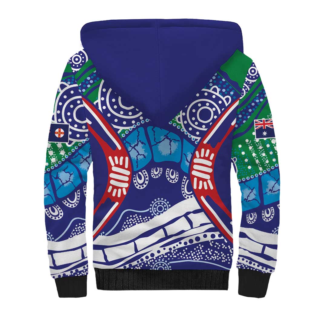 Australia New South Wales Sherpa Hoodie NSW Orta Recens Quam Pura Nites