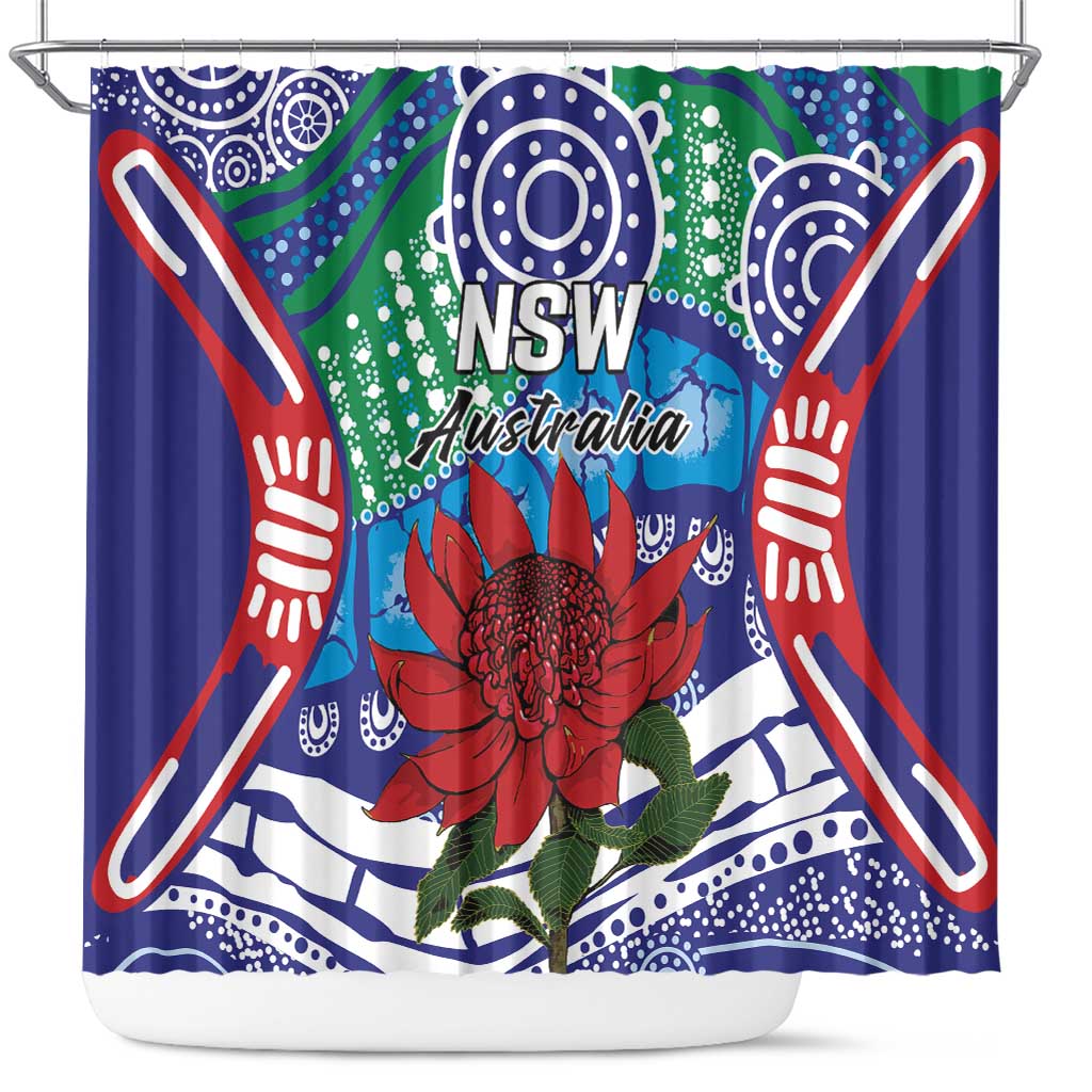 Australia New South Wales Shower Curtain NSW Orta Recens Quam Pura Nites