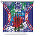 Australia New South Wales Shower Curtain NSW Orta Recens Quam Pura Nites