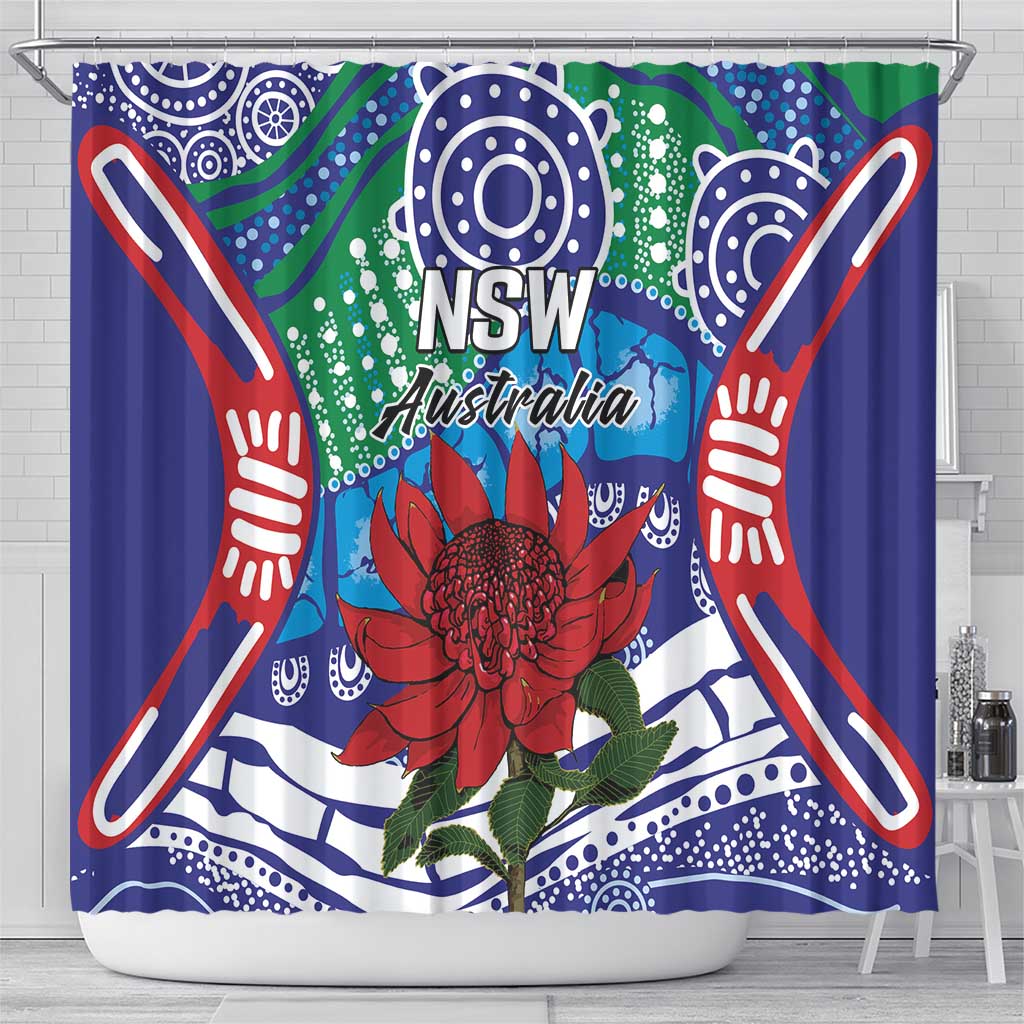 Australia New South Wales Shower Curtain NSW Orta Recens Quam Pura Nites
