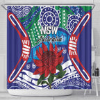 Australia New South Wales Shower Curtain NSW Orta Recens Quam Pura Nites