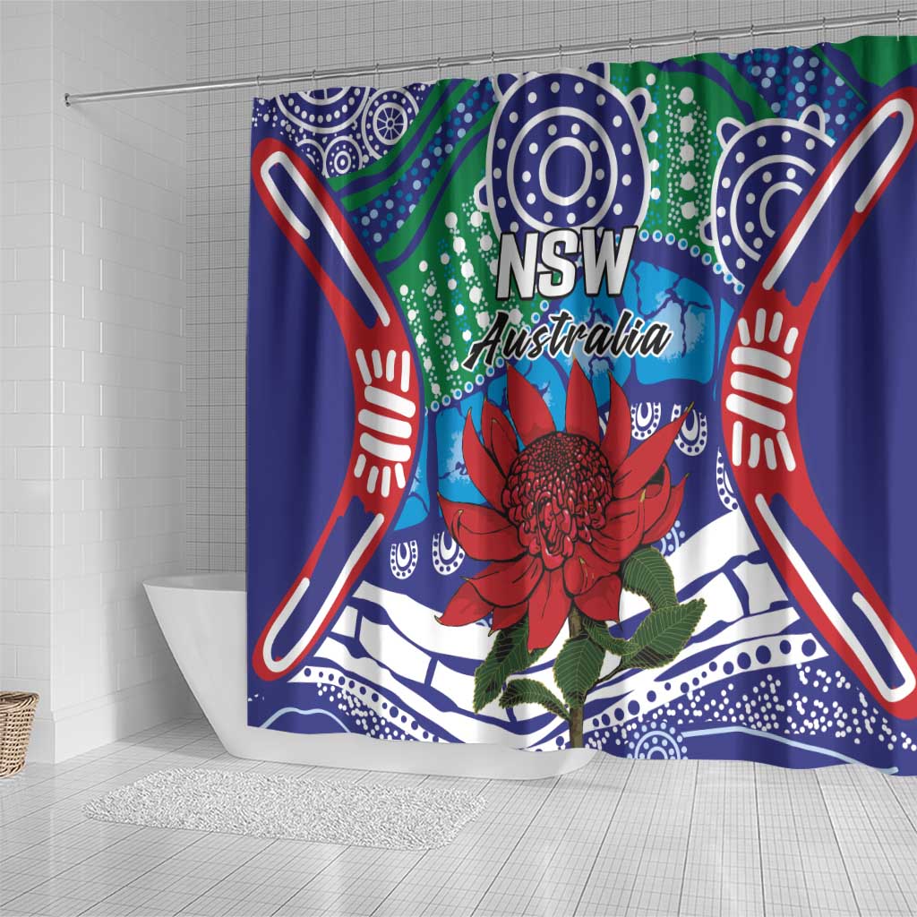 Australia New South Wales Shower Curtain NSW Orta Recens Quam Pura Nites