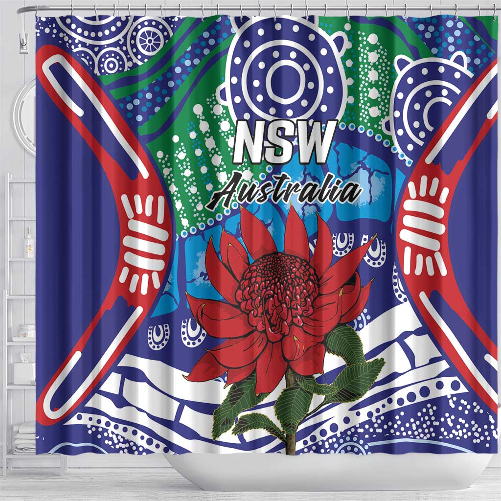 Australia New South Wales Shower Curtain NSW Orta Recens Quam Pura Nites