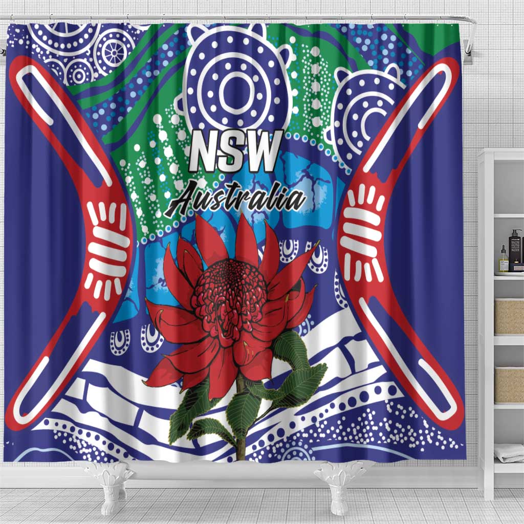 Australia New South Wales Shower Curtain NSW Orta Recens Quam Pura Nites