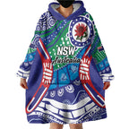 Australia New South Wales Wearable Blanket Hoodie NSW Orta Recens Quam Pura Nites