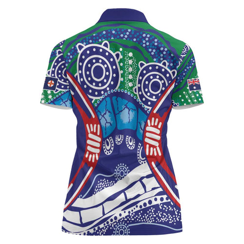 Australia New South Wales Women Polo Shirt NSW Orta Recens Quam Pura Nites