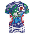 Australia New South Wales Women V-Neck T-Shirt NSW Orta Recens Quam Pura Nites