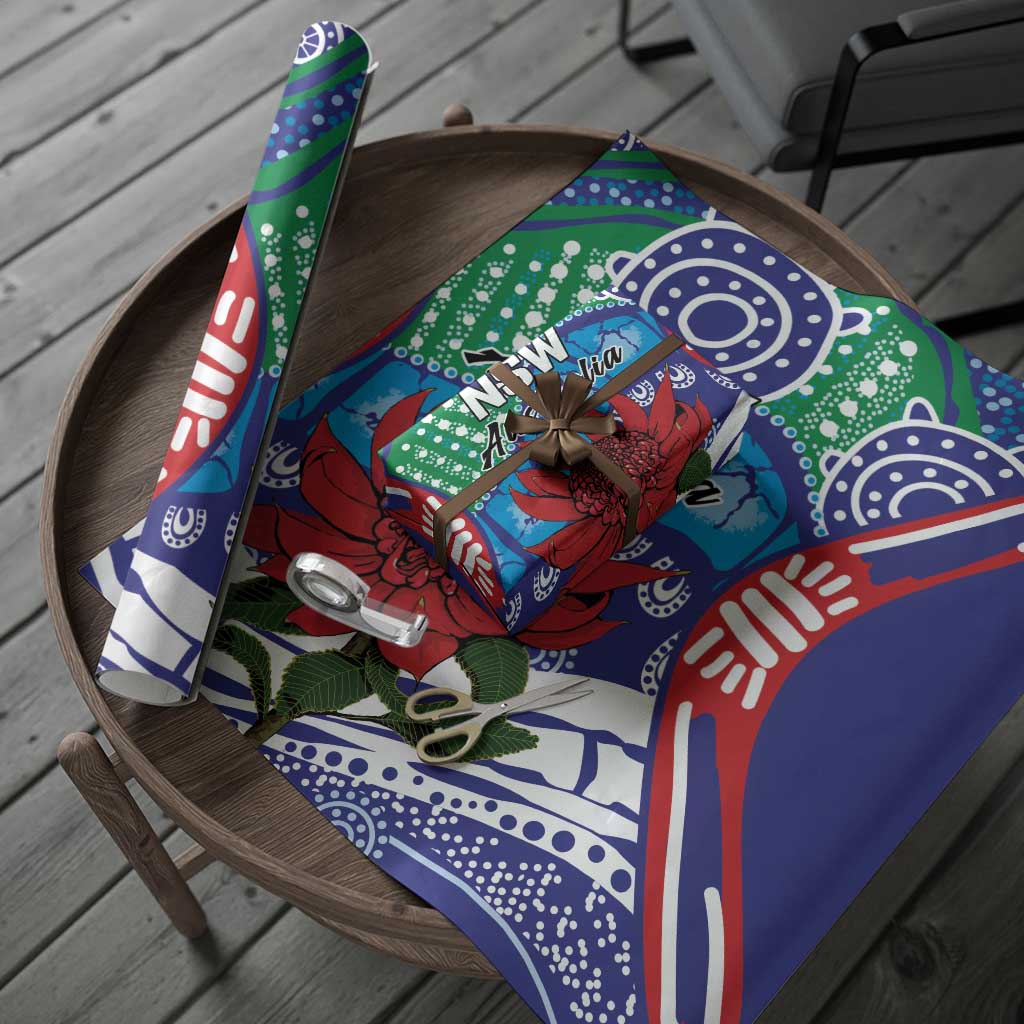 Australia New South Wales Wrapping Paper NSW Orta Recens Quam Pura Nites - Aussie Hoodie